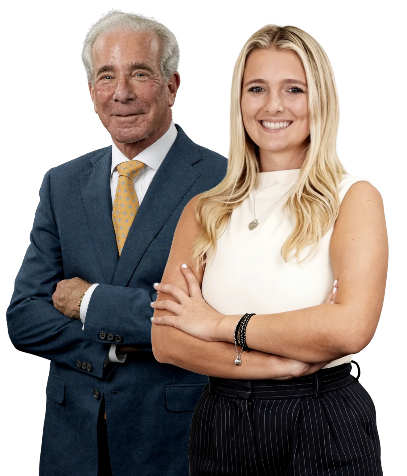 John Haymond and a member of the Haymond Law team